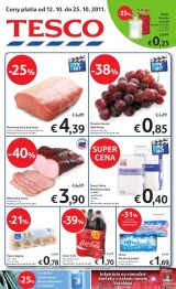 Tesco aktu�ln� let�k