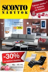 Sconto nbytok pecilny letk