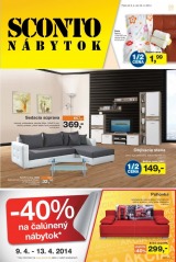 extra ponuka Sconto nbytok