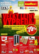 bauMax letk - vek letn vypredaj