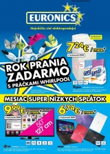 Euronics letk - rok prania zadarmo