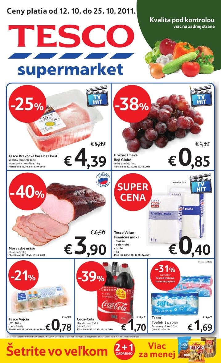 leták Tesco leták strana 1 leták Tesco leták strana 1