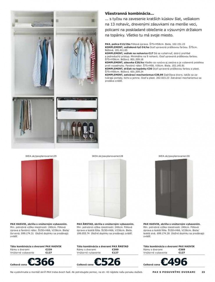 letk Ikea katalog - Skrine strana 23