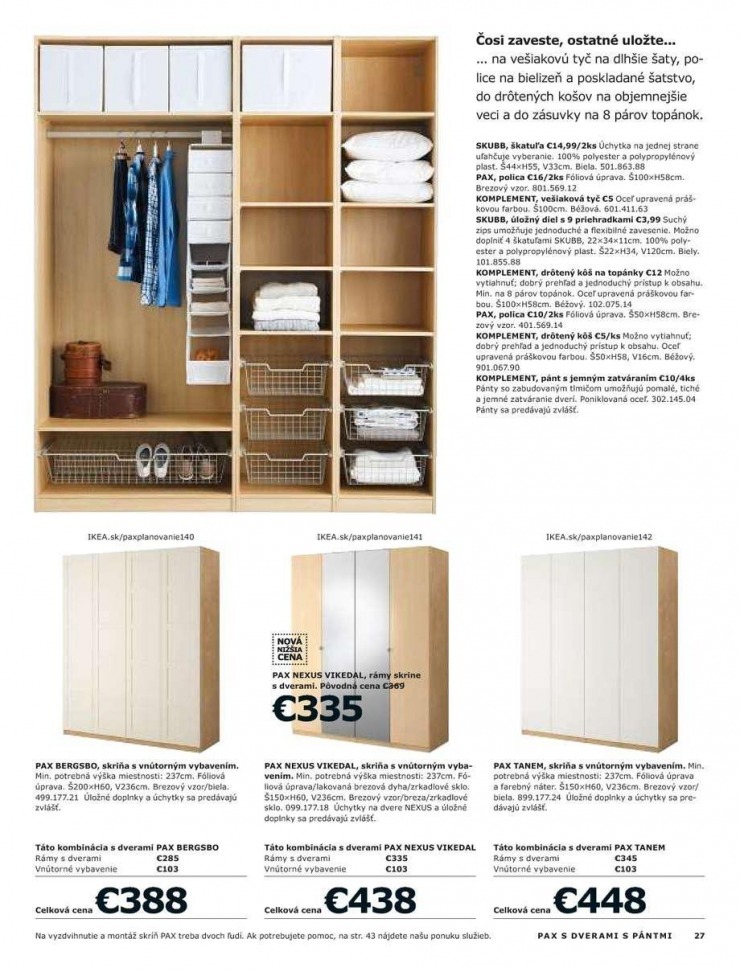 letk Ikea katalog - Skrine strana 27