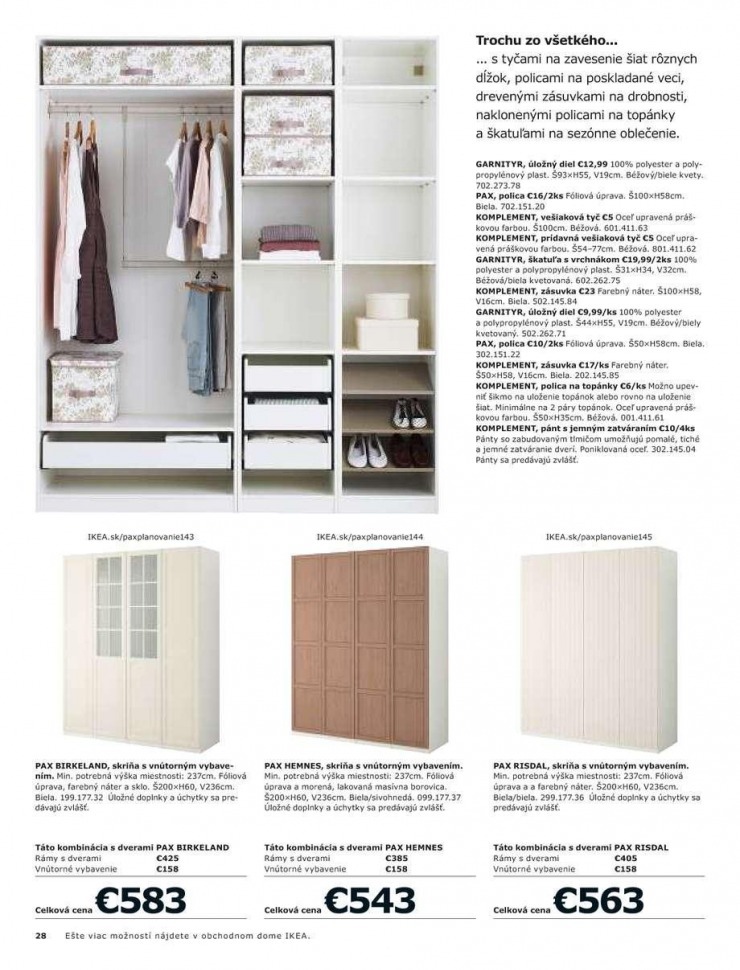 letk Ikea katalog - Skrine strana 28