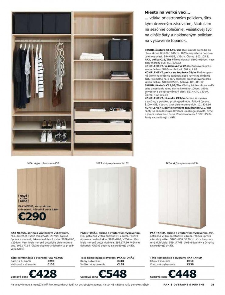 letk Ikea katalog - Skrine strana 31