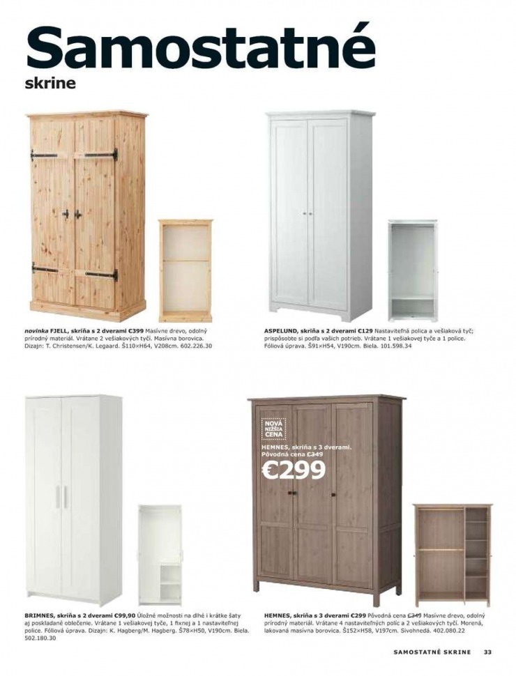 letk Ikea katalog - Skrine strana 33