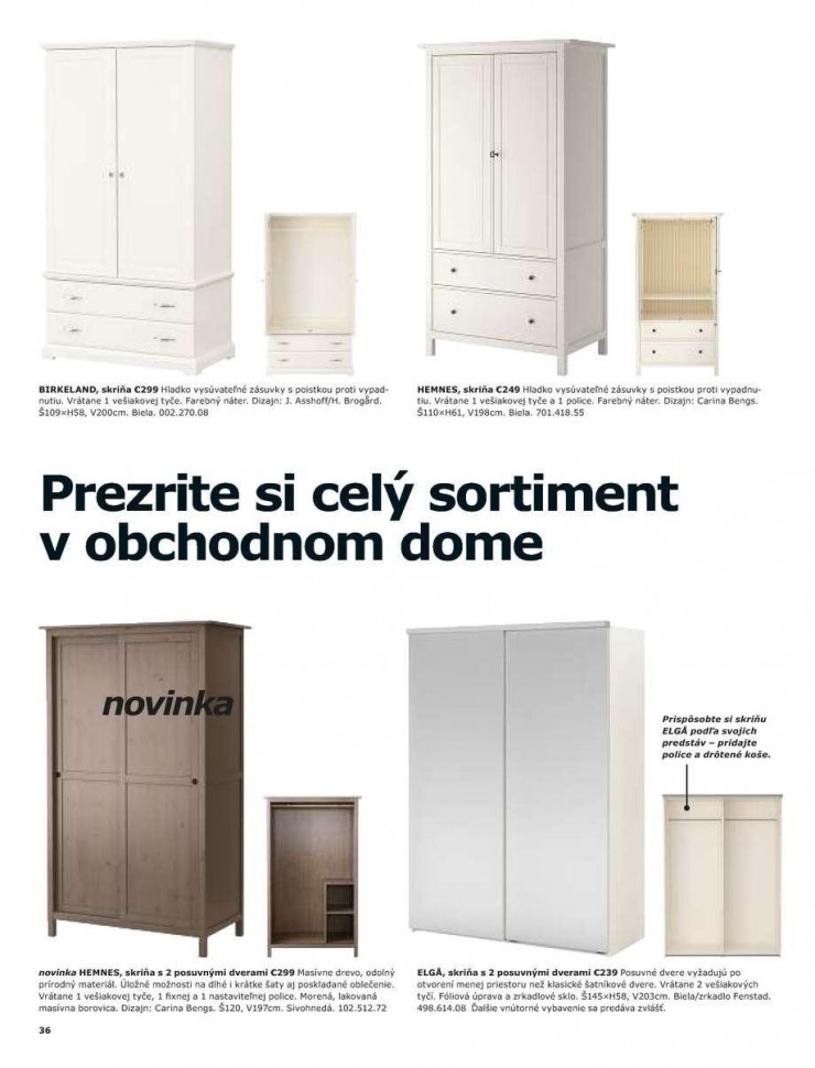 letk Ikea katalog - Skrine strana 36
