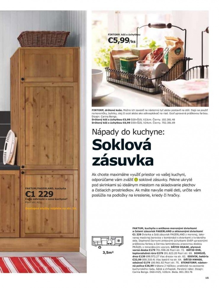 leták Kuchyne a spotrebiče Ikea strana 15