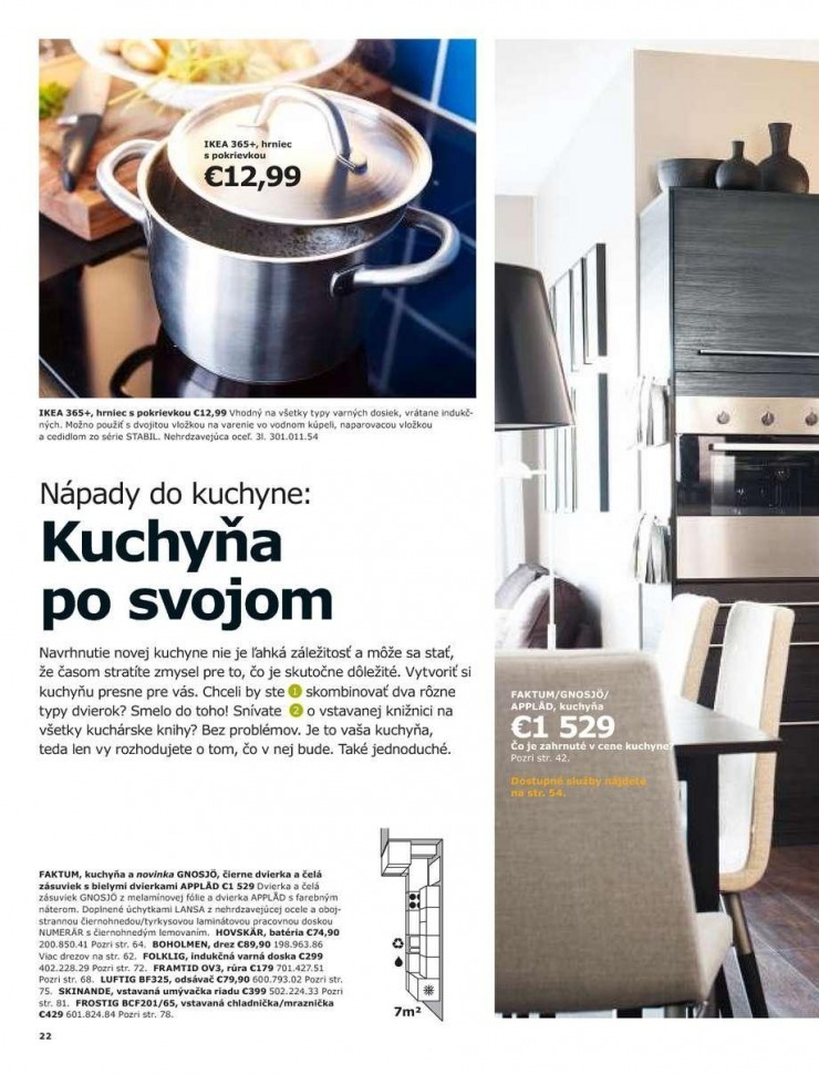 leták Kuchyne a spotrebiče Ikea strana 22