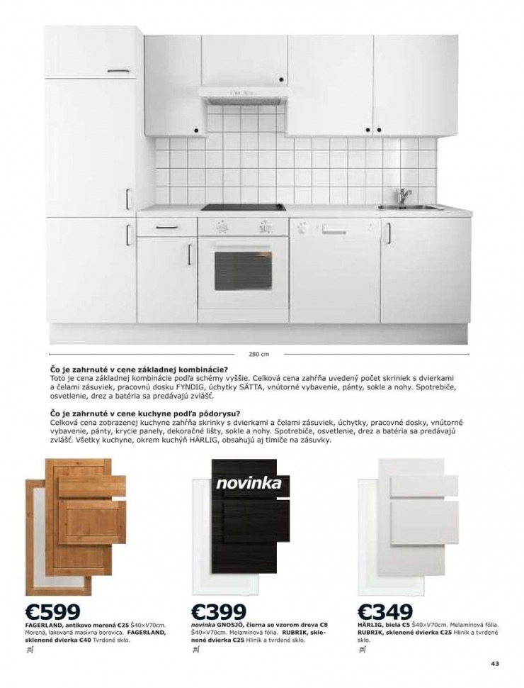 leták Kuchyne a spotrebiče Ikea strana 43