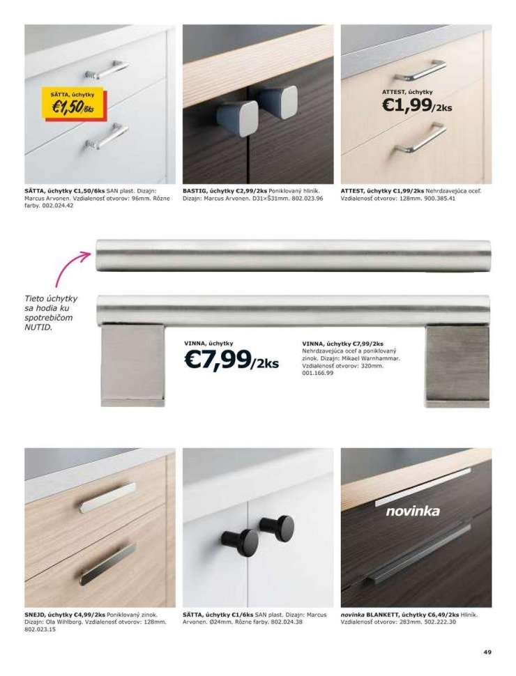 leták Kuchyne a spotrebiče Ikea strana 49