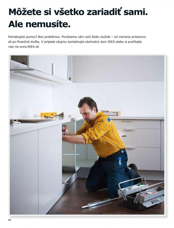 leták Kuchyne a spotrebiče Ikea strana 54