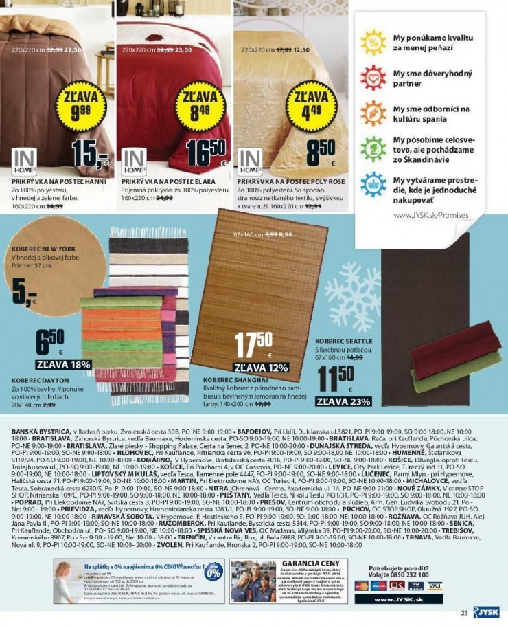 leták Vianoce s Jyskom strana 23 leták Vianoce s Jyskom strana 23