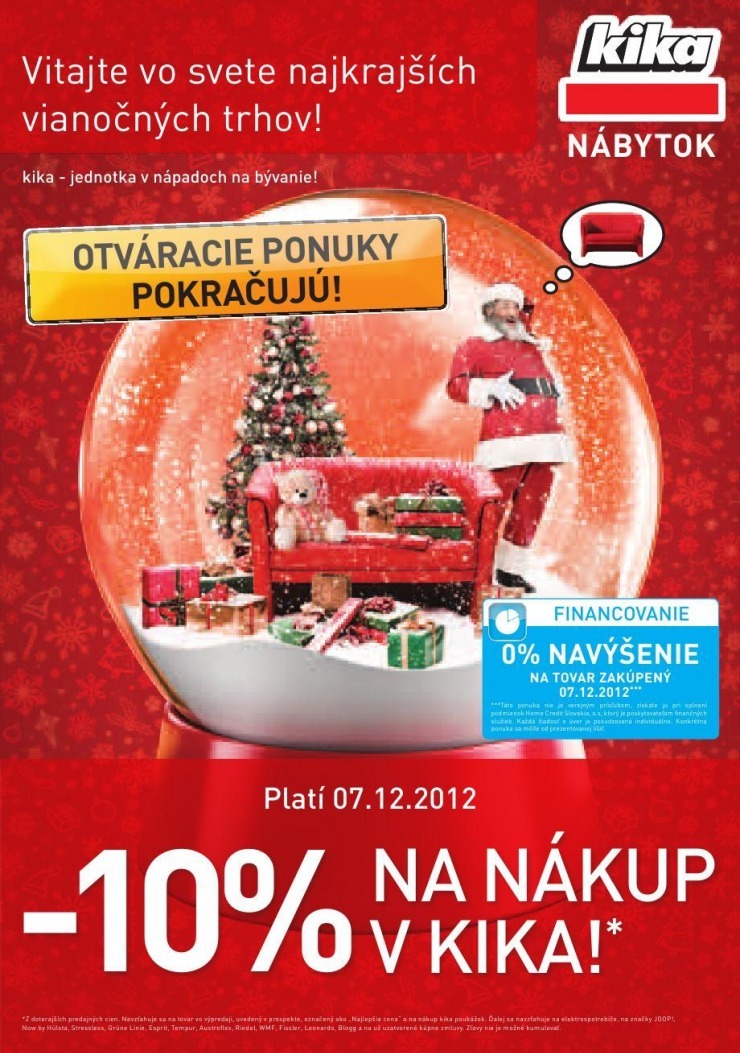 leták Vianočný leták kika strana 1 leták Vianočný leták kika strana 1