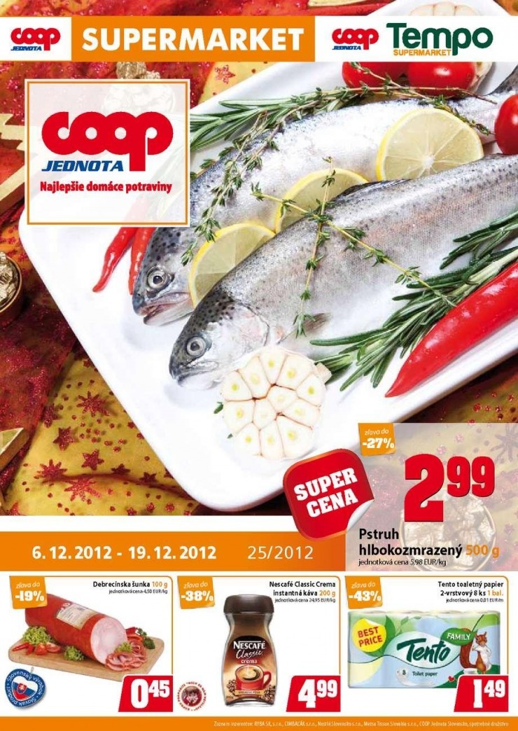 leták leták COOP Jednota strana 1 leták leták COOP Jednota strana 1