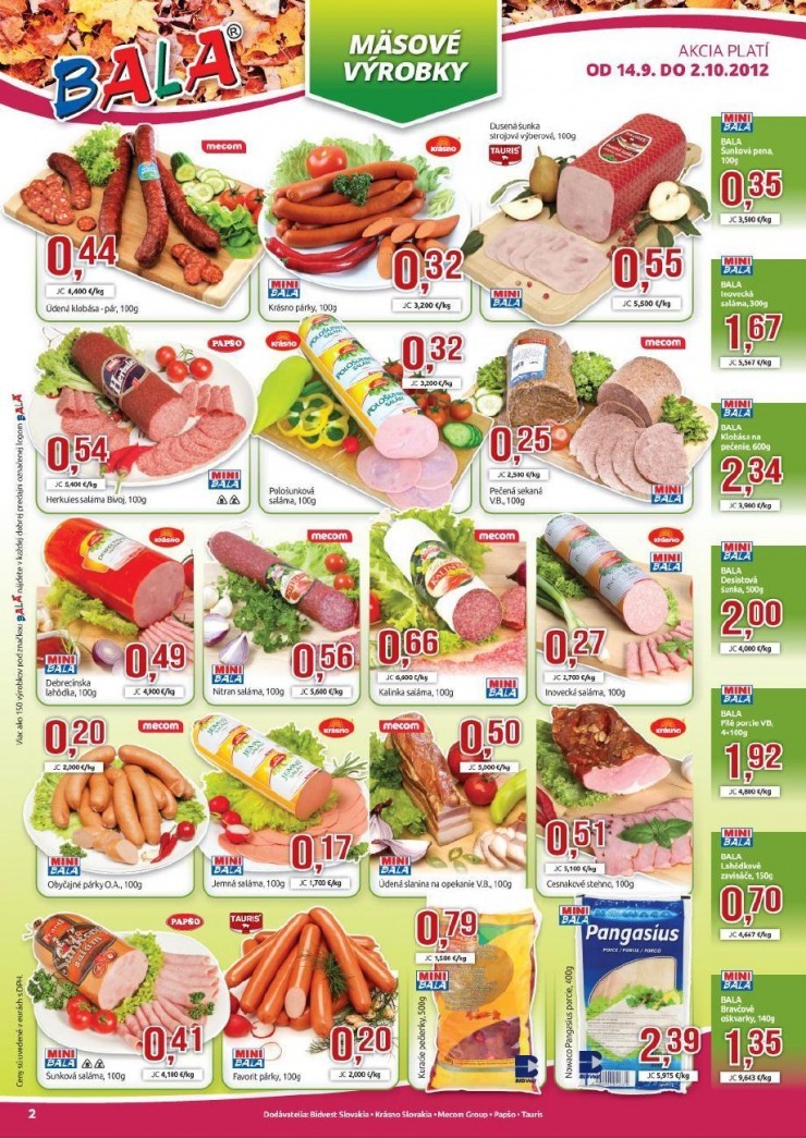 leták akciová leták BALA strana 2 leták akciová leták BALA strana 2