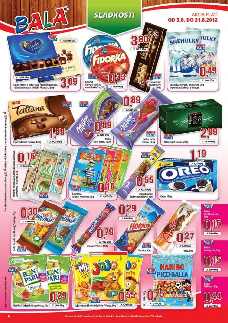 leták BALA aktuálny leták strana 6 leták BALA aktuálny leták strana 6