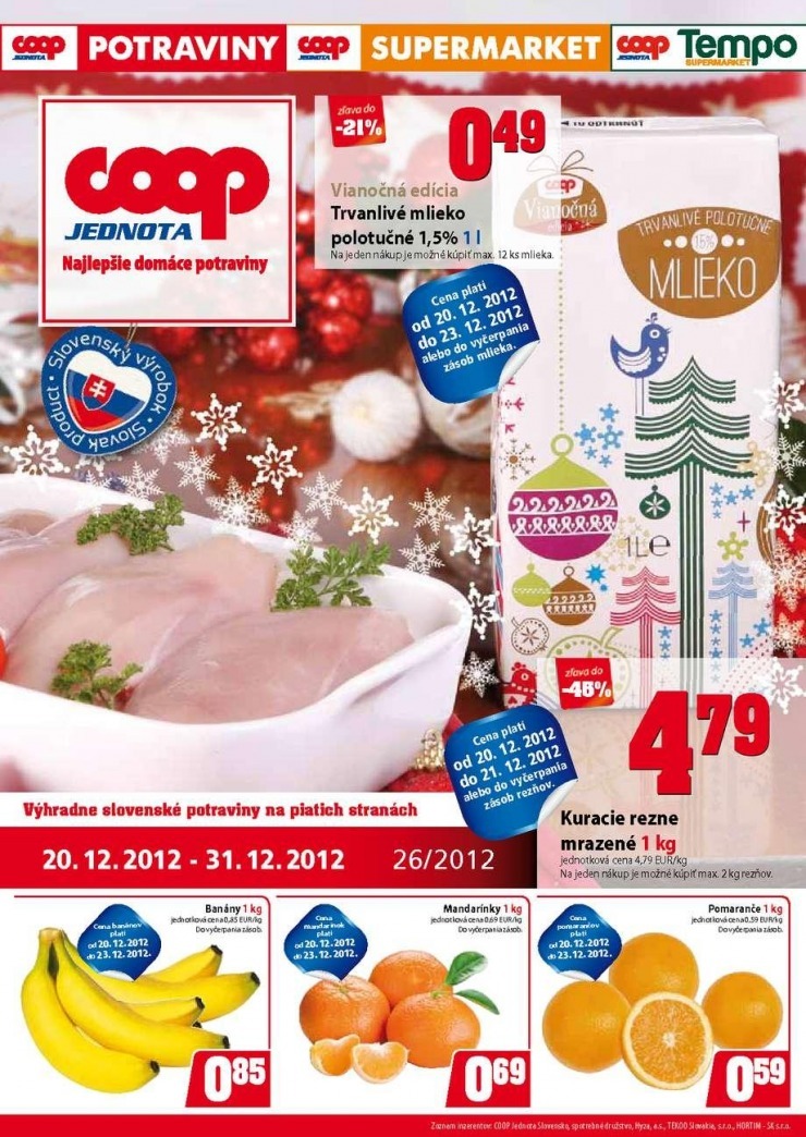 leták COOP Jednota leták 2 strana 1 leták COOP Jednota leták 2 strana 1