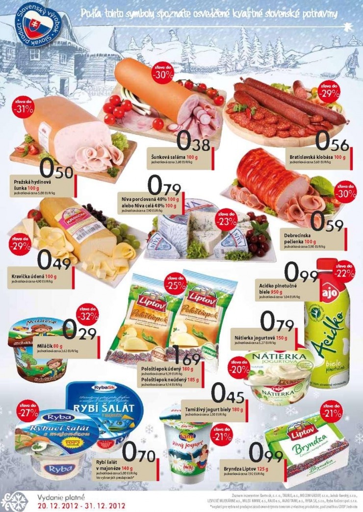 leták COOP Jednota leták 2 strana 2 leták COOP Jednota leták 2 strana 2
