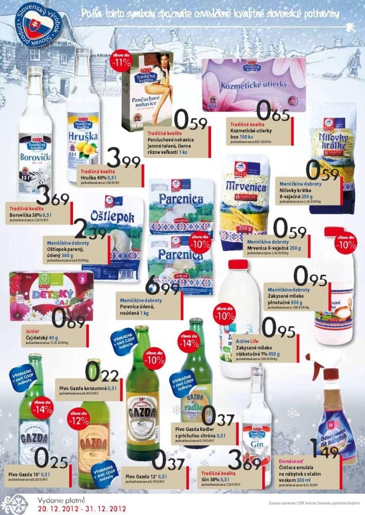 leták COOP Jednota leták 2 strana 6 leták COOP Jednota leták 2 strana 6
