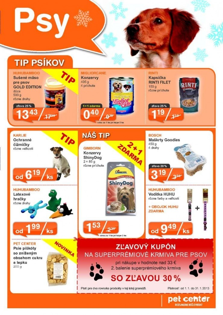 leták akčná ponuka Pet Center strana 3 leták akčná ponuka Pet Center strana 3