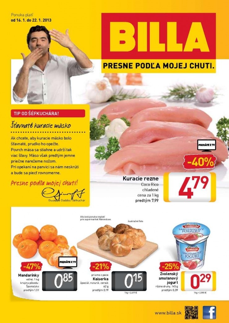 leták Billa akčný leták strana 1 leták Billa akčný leták strana 1