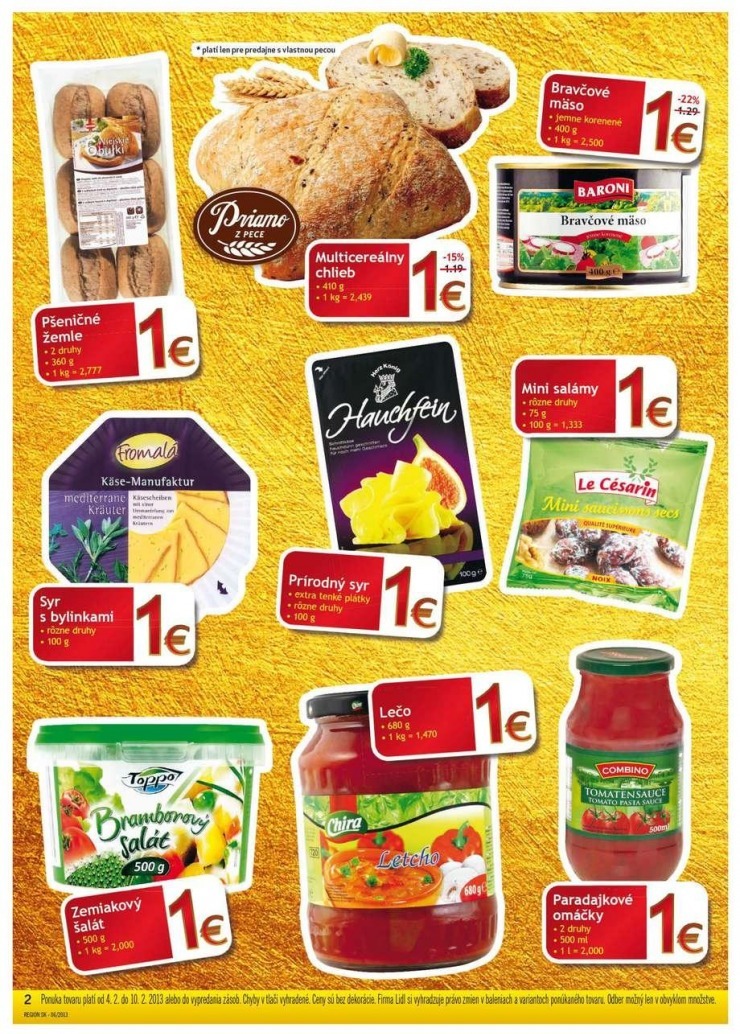 leták akčné ceny Lidl strana 2 leták akčné ceny Lidl strana 2
