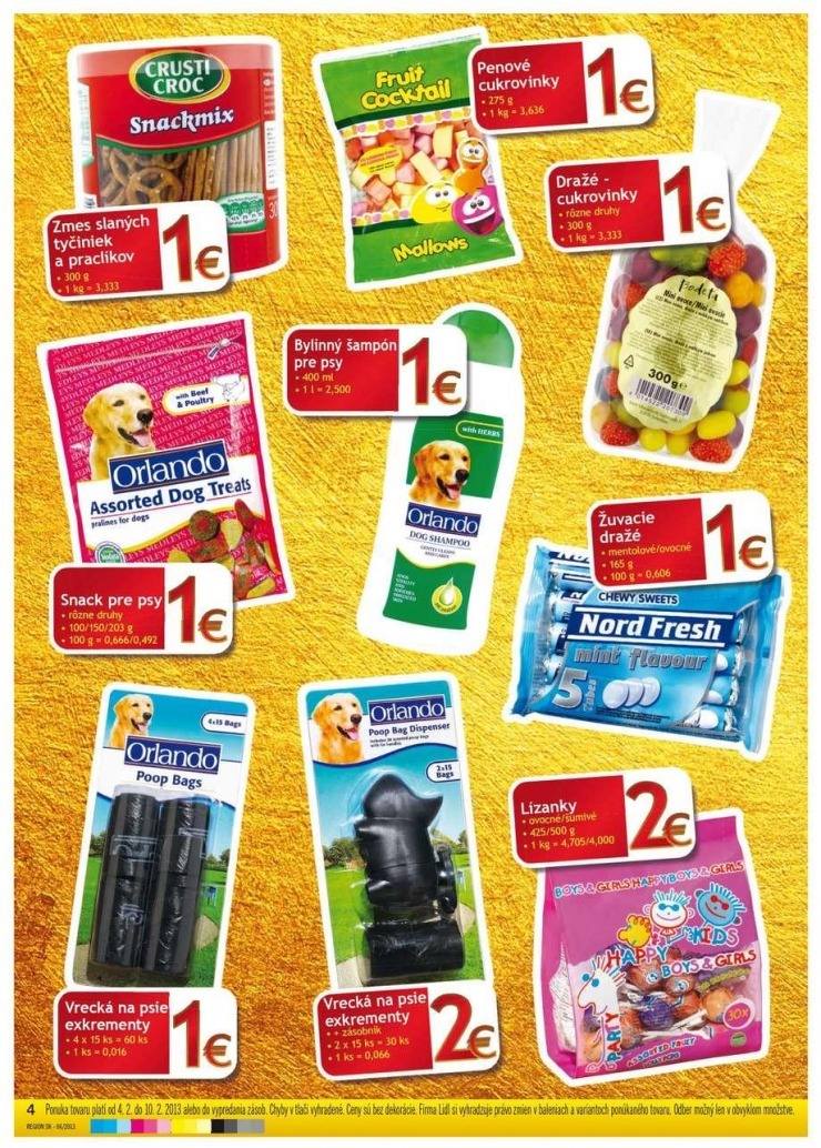 leták akčné ceny Lidl strana 4 leták akčné ceny Lidl strana 4