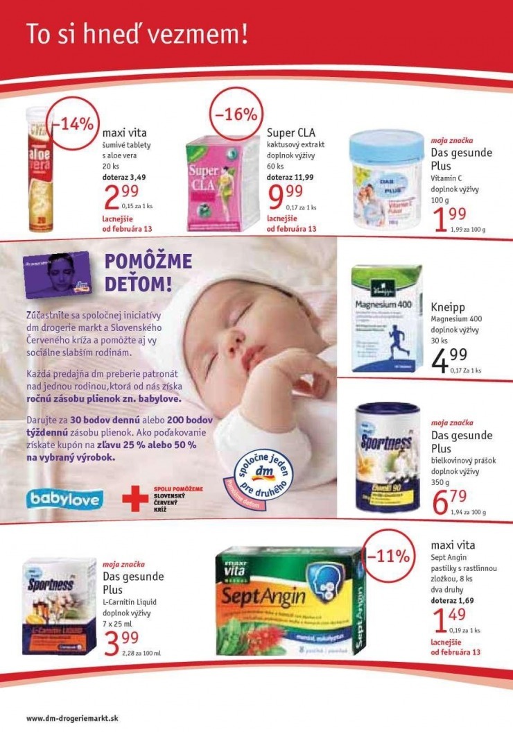 leták katalog drogerie dm strana 14 leták katalog drogerie dm strana 14