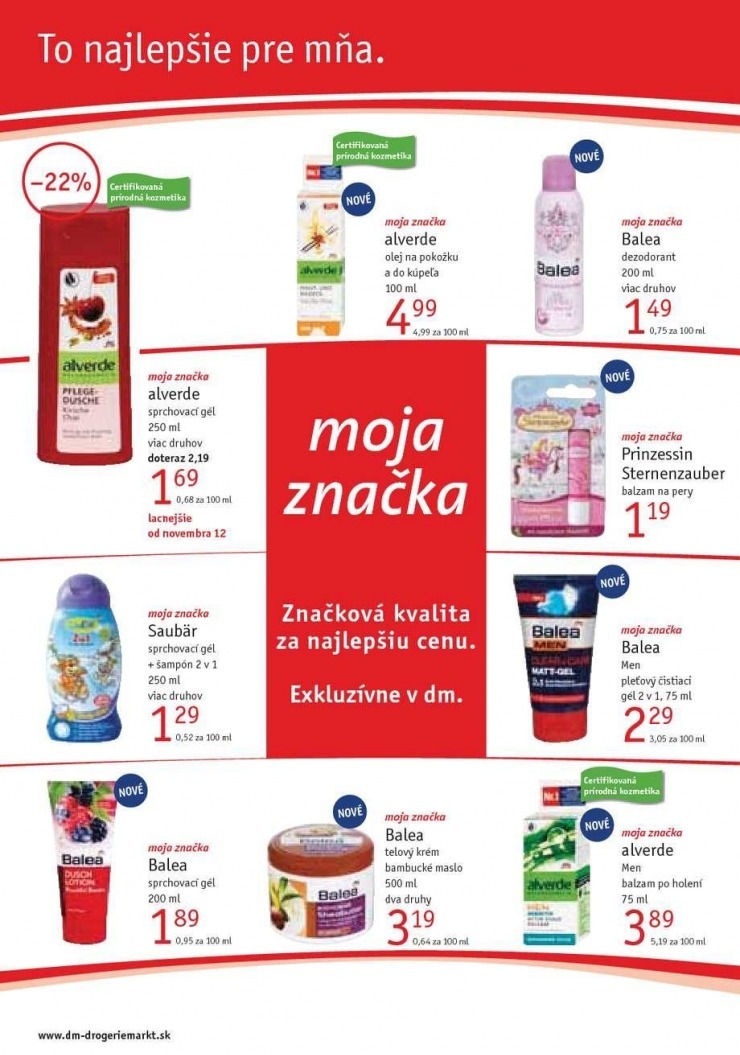 leták katalog drogerie dm strana 20 leták katalog drogerie dm strana 20