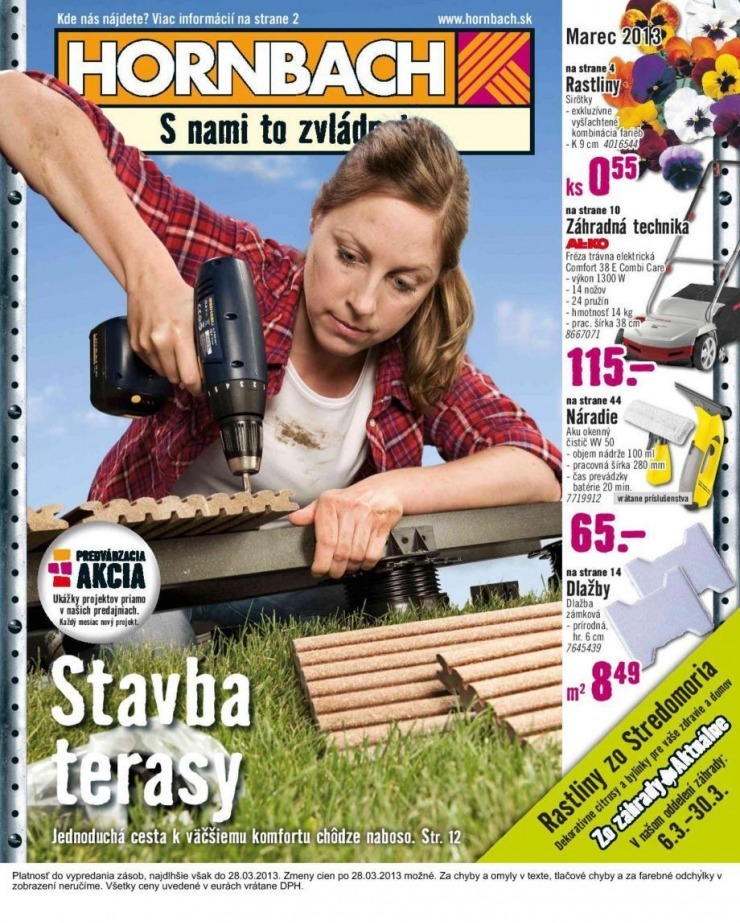 leták HORNBACH - trendy bývania 2013 strana 1 leták HORNBACH - trendy bývania 2013 strana 1