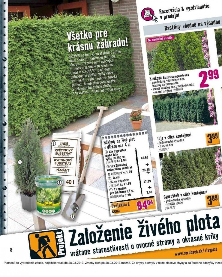 leták HORNBACH - trendy bývania 2013 strana 8 leták HORNBACH - trendy bývania 2013 strana 8