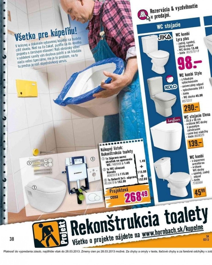 leták HORNBACH - trendy bývania 2013 strana 38 leták HORNBACH - trendy bývania 2013 strana 38
