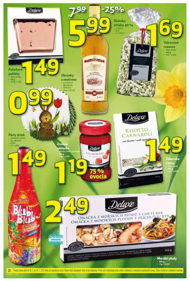 leták Lidl - luxus pre všetkých strana 10 leták Lidl - luxus pre všetkých strana 10