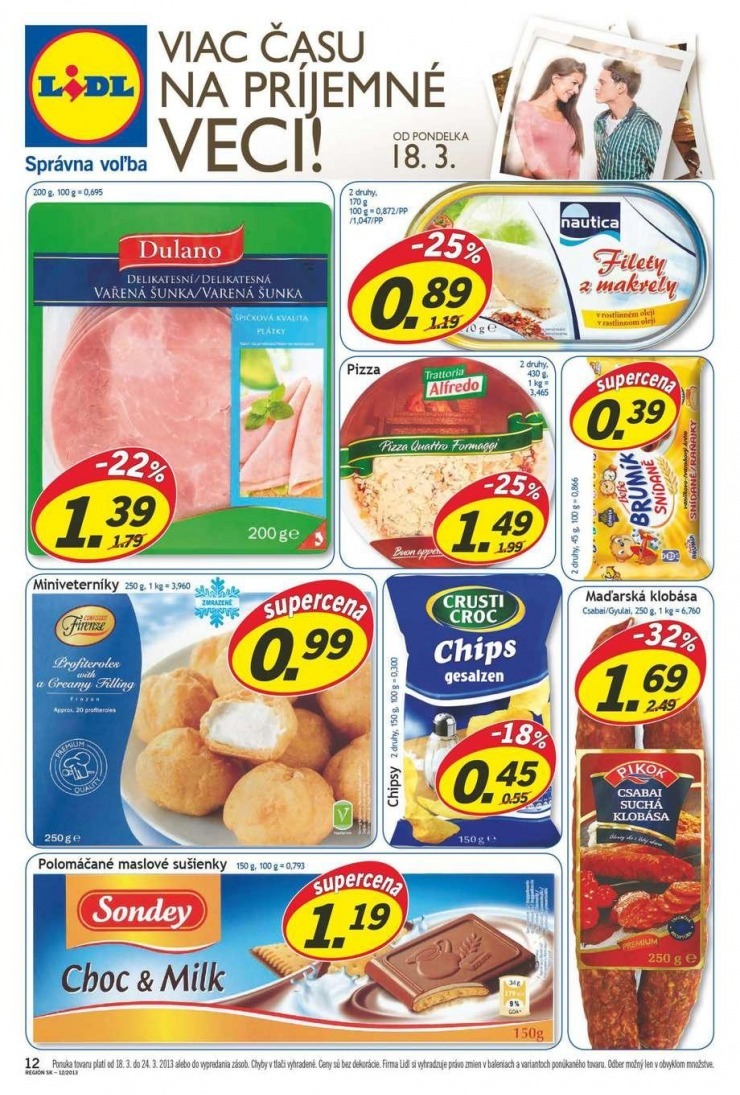 leták Lidl - luxus pre všetkých strana 12 leták Lidl - luxus pre všetkých strana 12