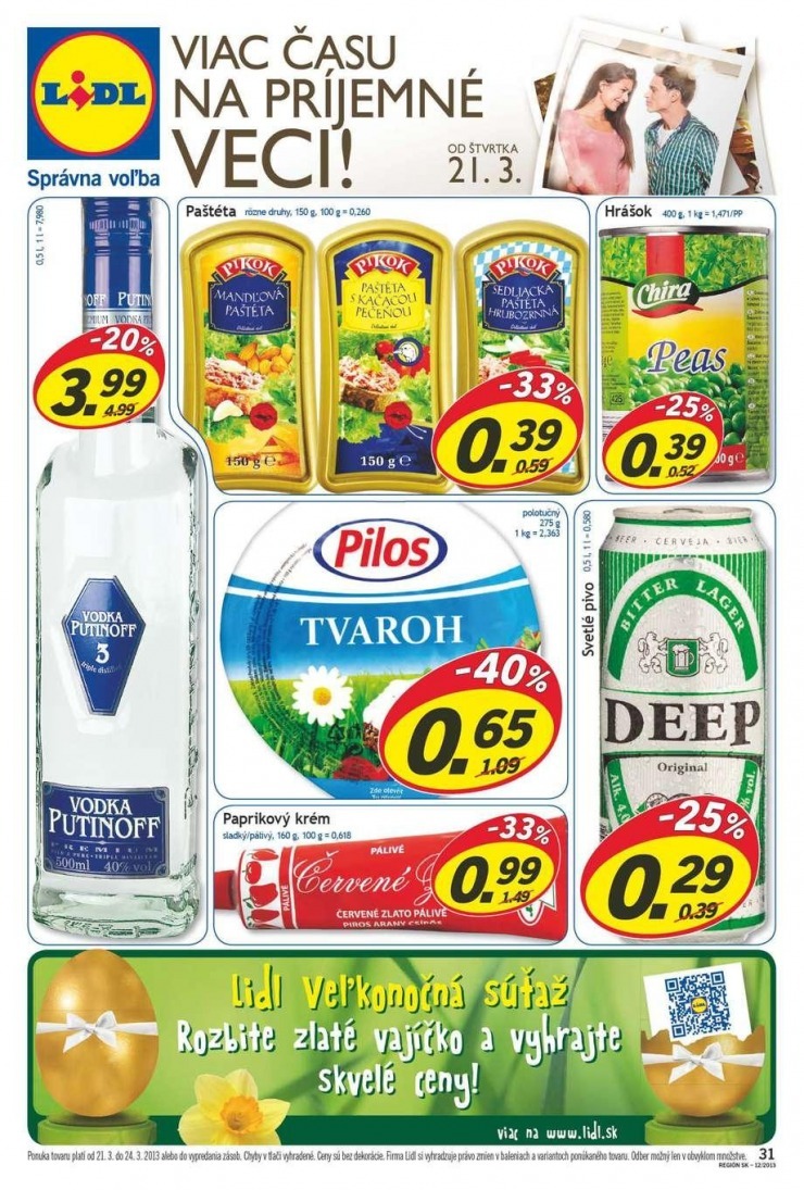 leták Lidl - luxus pre všetkých strana 31 leták Lidl - luxus pre všetkých strana 31
