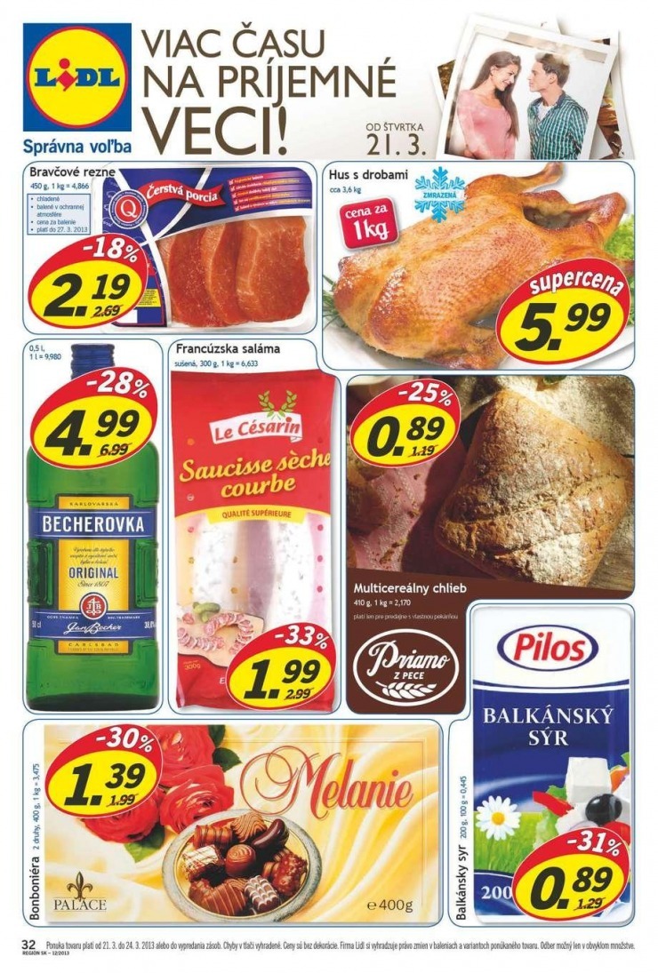 leták Lidl - luxus pre všetkých strana 32 leták Lidl - luxus pre všetkých strana 32