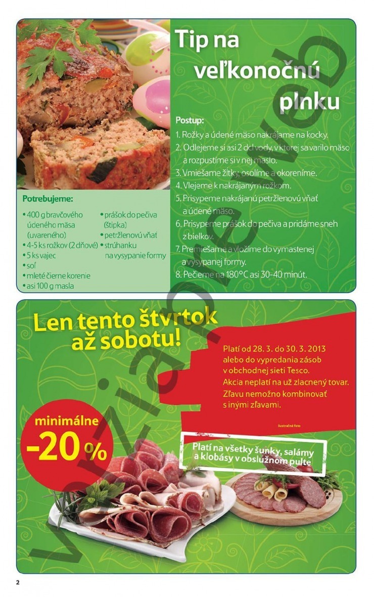 leták akciový leták Tesco - Trnava strana 2 leták akciový leták Tesco - Trnava strana 2