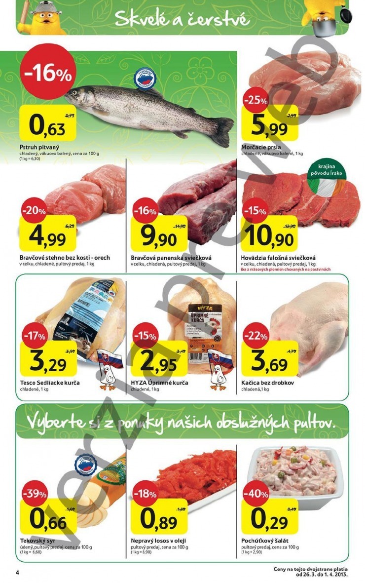 leták akciový leták Tesco - Trnava strana 4 leták akciový leták Tesco - Trnava strana 4