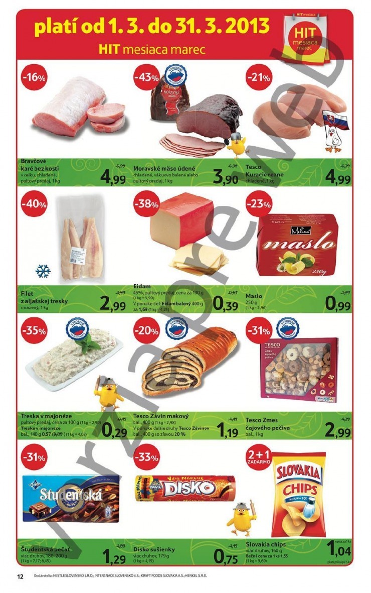 leták akciový leták Tesco - Trnava strana 12 leták akciový leták Tesco - Trnava strana 12