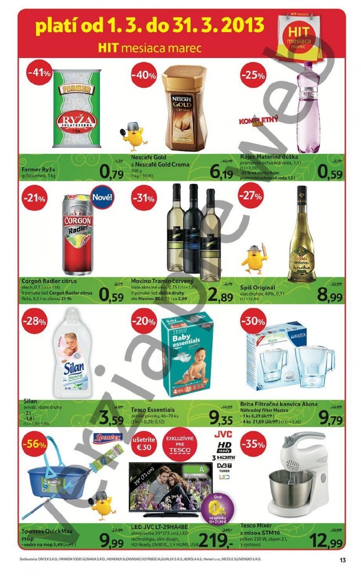 leták akciový leták Tesco - Trnava strana 13 leták akciový leták Tesco - Trnava strana 13