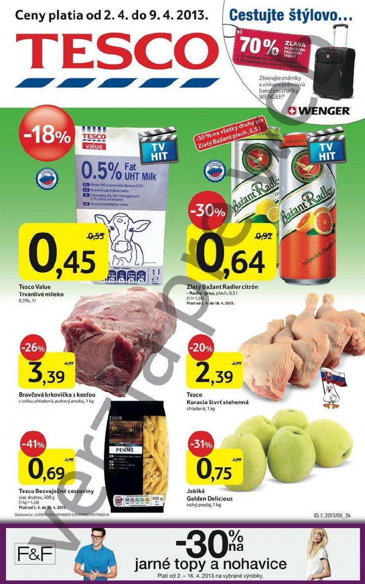 leták leták potraviny Tesco strana 1 leták leták potraviny Tesco strana 1