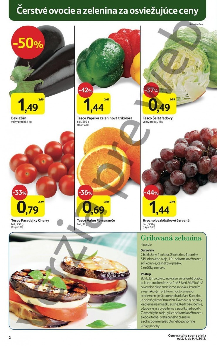 leták leták potraviny Tesco strana 2 leták leták potraviny Tesco strana 2