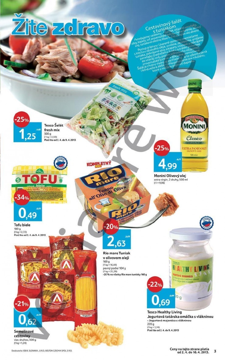 leták leták potraviny Tesco strana 3 leták leták potraviny Tesco strana 3