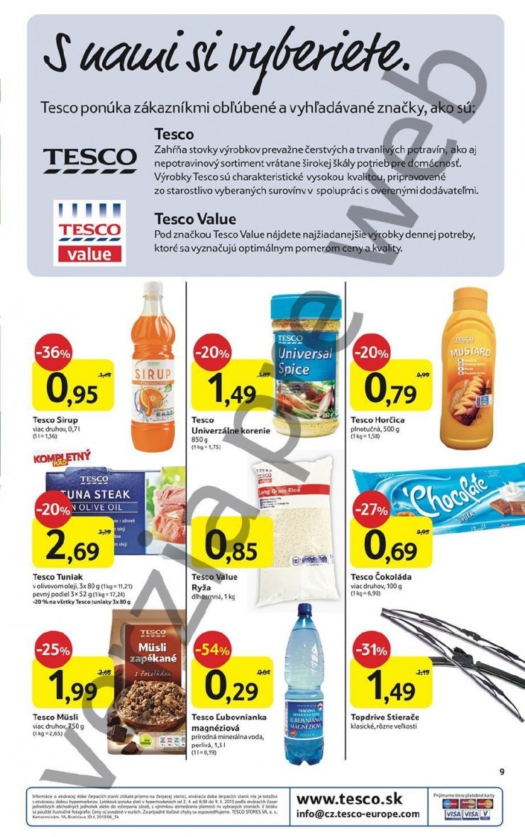leták leták potraviny Tesco strana 9 leták leták potraviny Tesco strana 9
