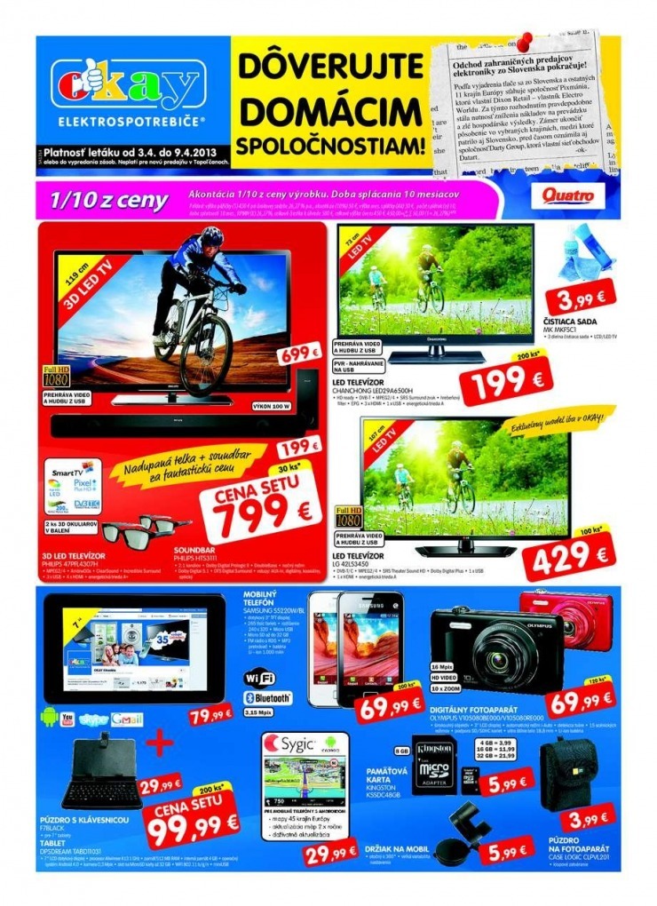 leták Okay akčný leták strana 1 leták Okay akčný leták strana 1