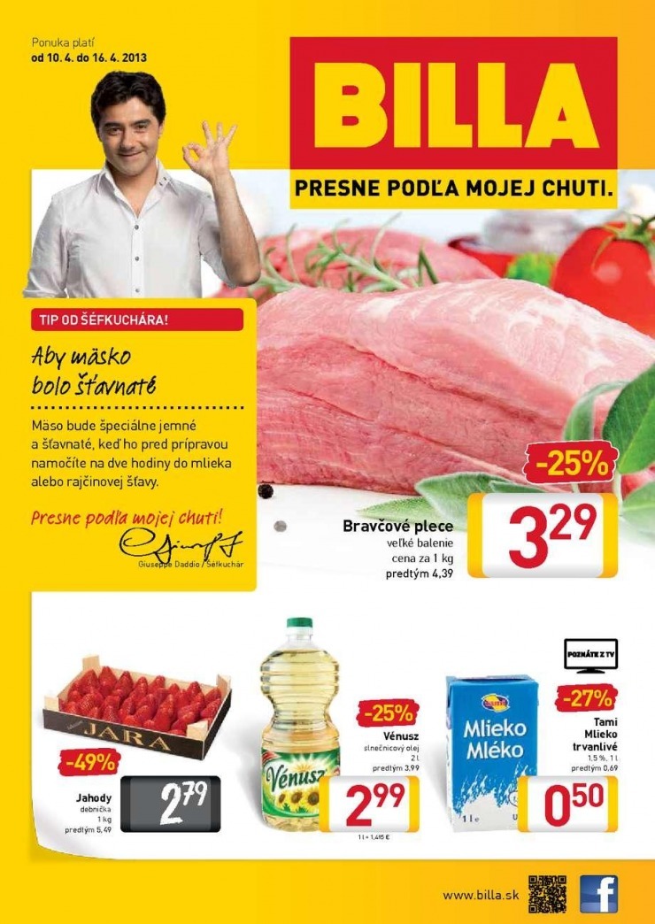 leták Billa akciový leták strana 1 leták Billa akciový leták strana 1