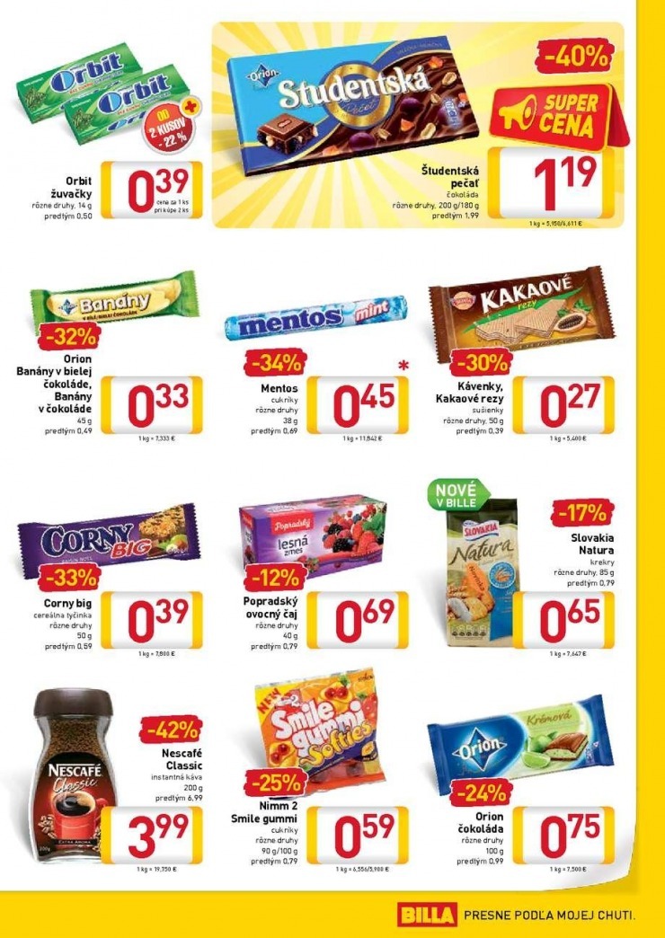 leták Billa akciový leták strana 9 leták Billa akciový leták strana 9