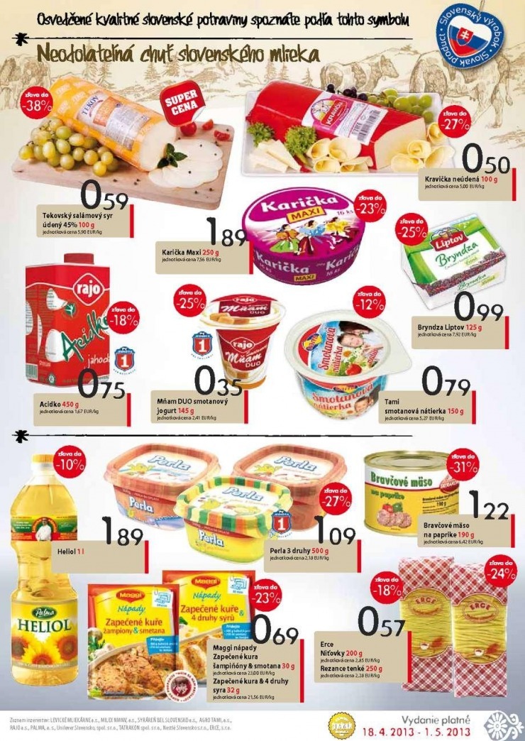 leták akciový leták COOP Jednota strana 3 leták akciový leták COOP Jednota strana 3